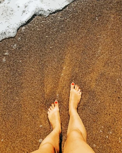 Feet In The Sea Diamond Painting