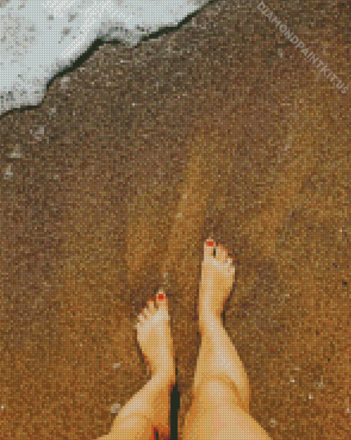 Feet In The Sea Diamond Painting