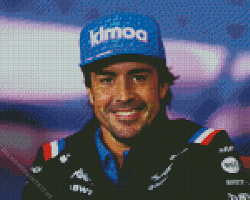 Fernando Alonso Diamond Painting