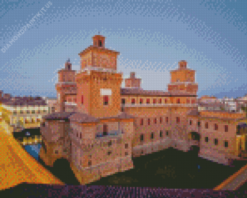 Ferrara Este Castle Diamond Painting