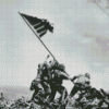 Flag Raising Iwo Jima Diamond Painting