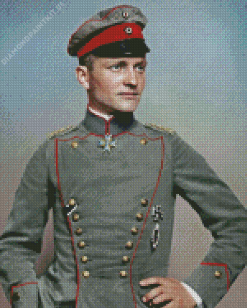 German Red Baron Diamond Painting