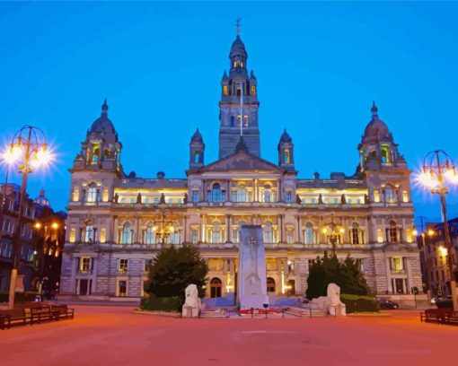 Glasgow City Central Chambers Diamond Painting