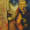 Gold Tears Diamond Painting