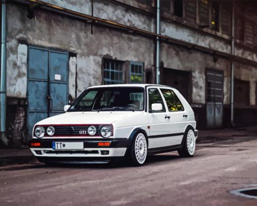 Golf 2 GTI Diamond Painting