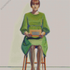 Green Dress by Wayne Thiebaud Diamond Painting