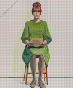 Green Dress by Wayne Thiebaud Diamond Painting