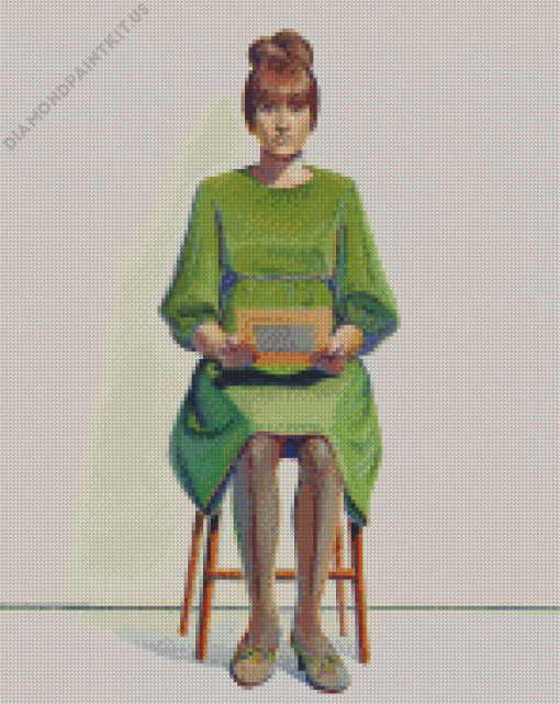 Green Dress by Wayne Thiebaud Diamond Painting