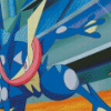 Greninja Diamond Painting