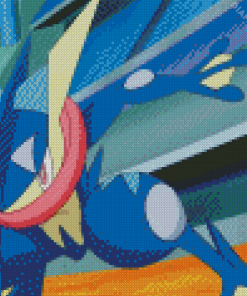 Greninja Diamond Painting