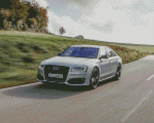 Grey Audi S8 Diamond Painting