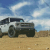 Grey Ford Bronco Diamond Painting