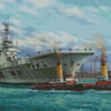 HMS Ark Royal Art Diamond Painting