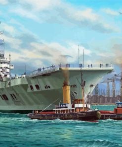 HMS Ark Royal Art Diamond Painting