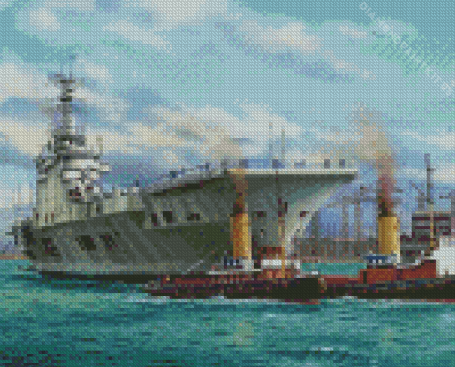 HMS Ark Royal Art Diamond Painting