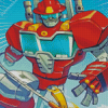 Heatwave Rescue Bots Diamond Painting