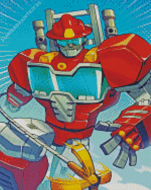 Heatwave Rescue Bots Diamond Painting