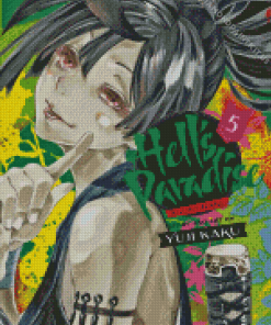 Hells Paradise Poster Character Diamond Painting