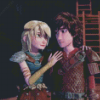 Hiccup and Astrid Diamond Painting