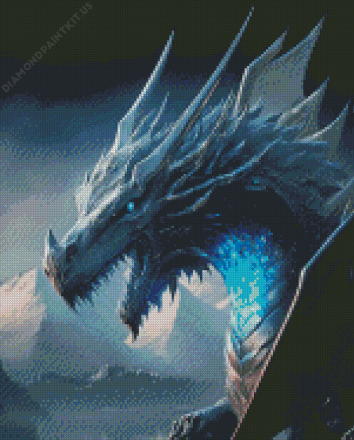 Ice Dragon Diamond Painting