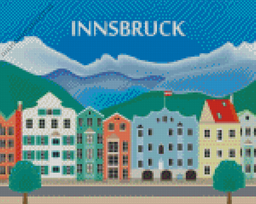 Innsbruck Poster Diamond Painting