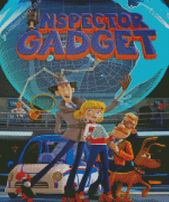 Inspector Gadget Poster Diamond Painting