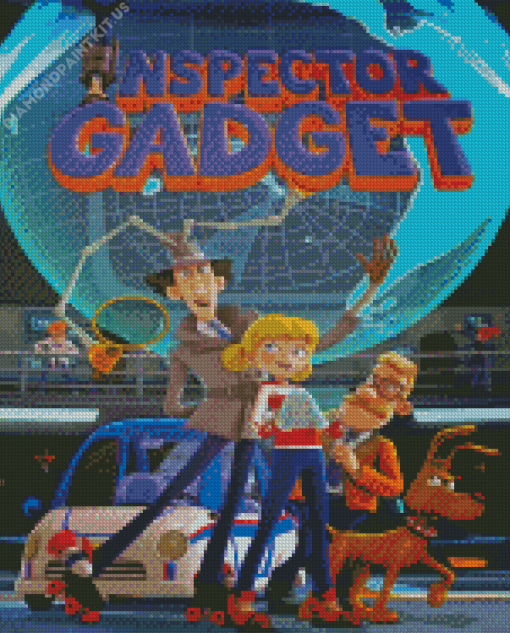 Inspector Gadget Poster Diamond Painting