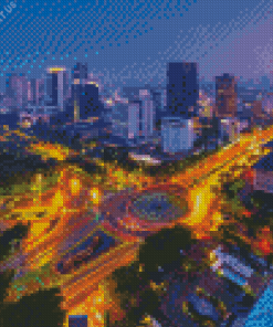 Jakarta City Diamond Painting