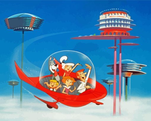 Jetsons Cartoon Diamond Painting