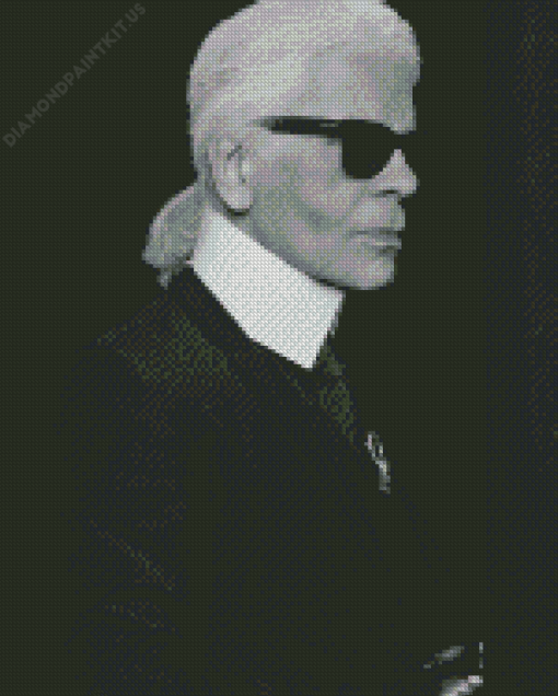 Karl Lagerfeld Monochrome Diamond Painting