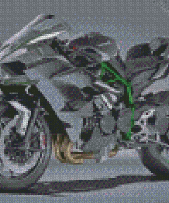Kawasaki Ninja H2r Motorcycle Diamond Painting