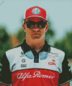 Kimi Raikkonen Finnish Racer Diamond Painting