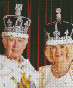 King Charles and Queen Camilla Diamond Painting