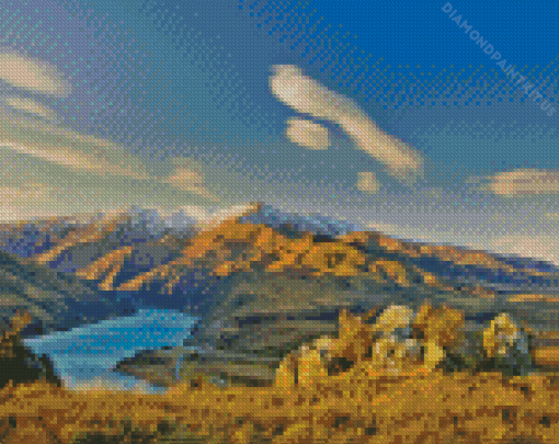 Lake Dunstan Otago Diamond Painting