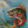 Largemouth Bass Fish Diamond Painting