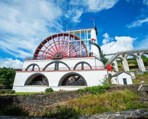 Laxey Wheel Diamond Painting