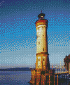 Lighthouse of Lindau Diamond Painting