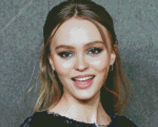 Lily Rose Depp Model Diamond Painting