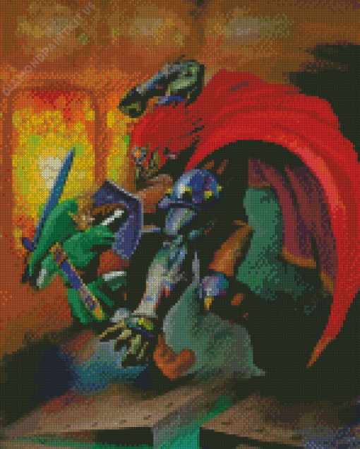 Link And Ganondorf Diamond Painting