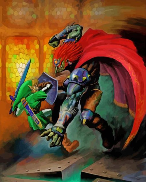 Link And Ganondorf Diamond Painting