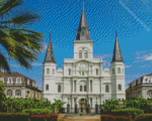 Louisiana St Louis Cathedral Diamond Painting