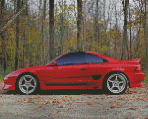 MR2 Car Diamond Painting