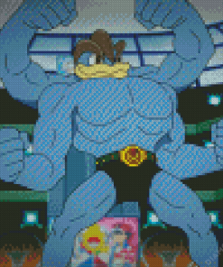 Machamp Pokemon Anime Character Diamond Painting