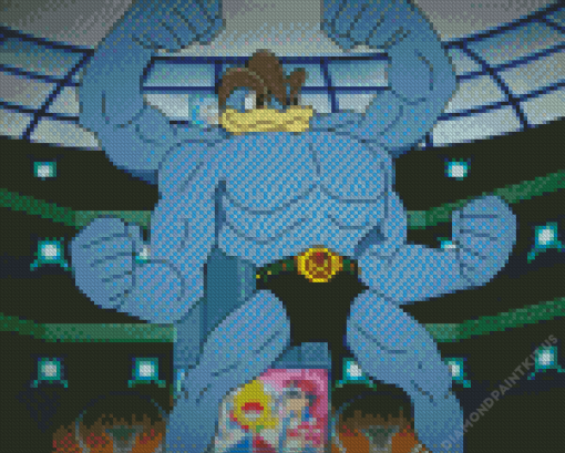 Machamp Pokemon Anime Character Diamond Painting