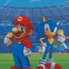 Mario And Sonic Champions Diamond Painting