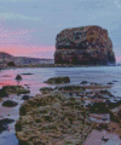 Marsden Rock Sunset Diamond Painting