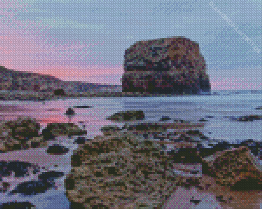 Marsden Rock Sunset Diamond Painting