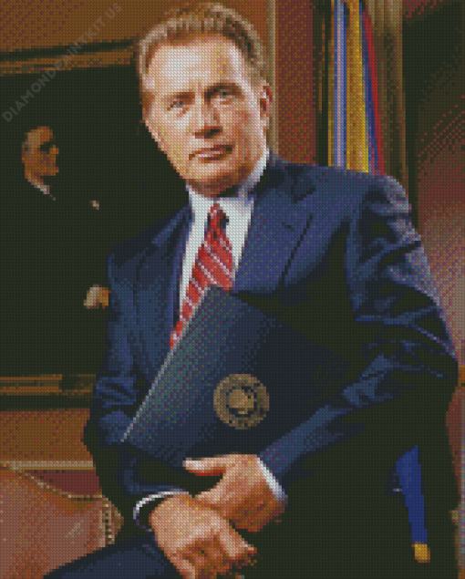 Martin Sheen In The West Wing Diamond Painting