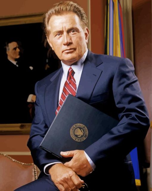 Martin Sheen In The West Wing Diamond Painting