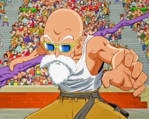 Master Roshi Dragon Ball FighterZ Diamond Painting